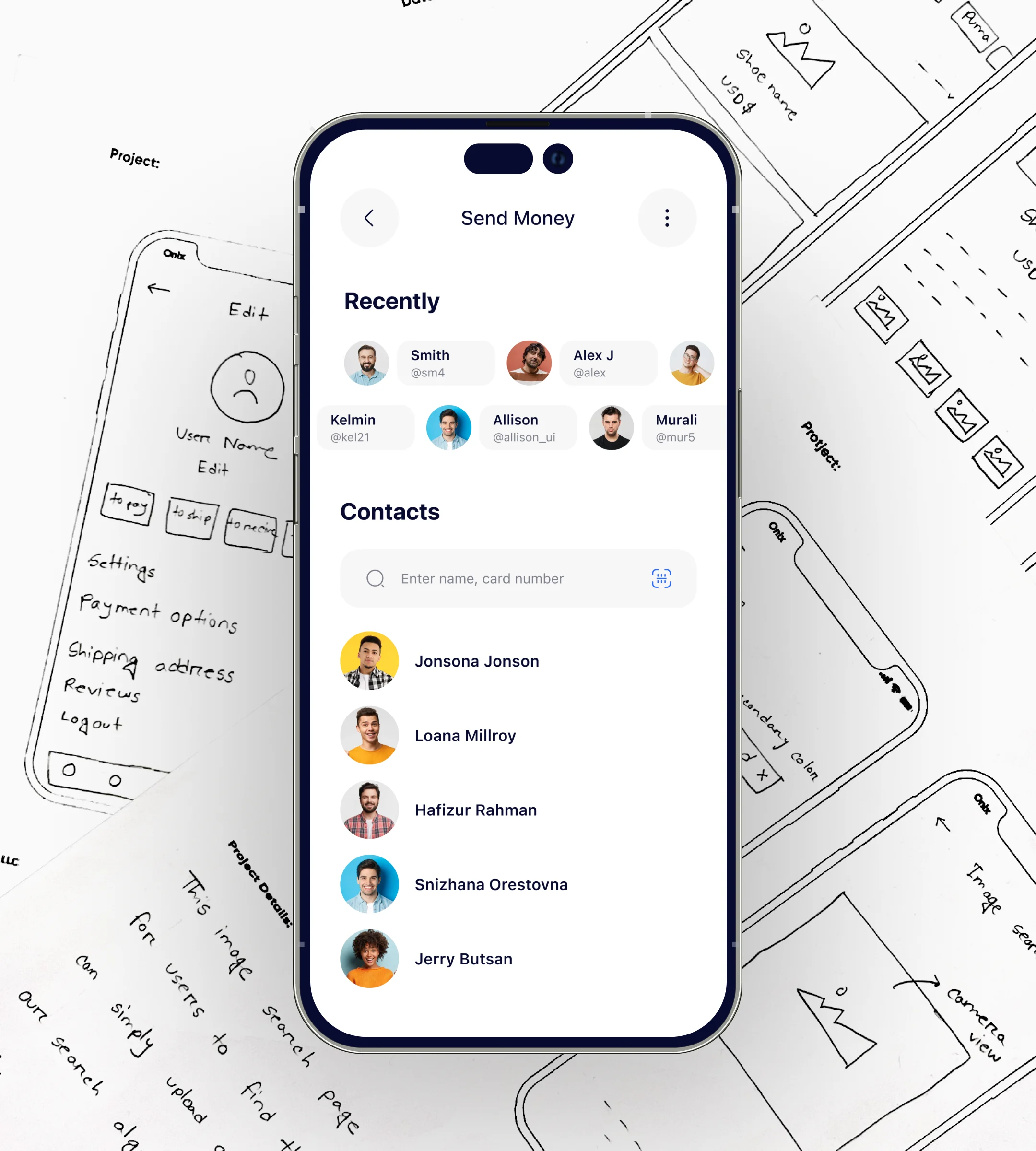 A mobile banking app screen