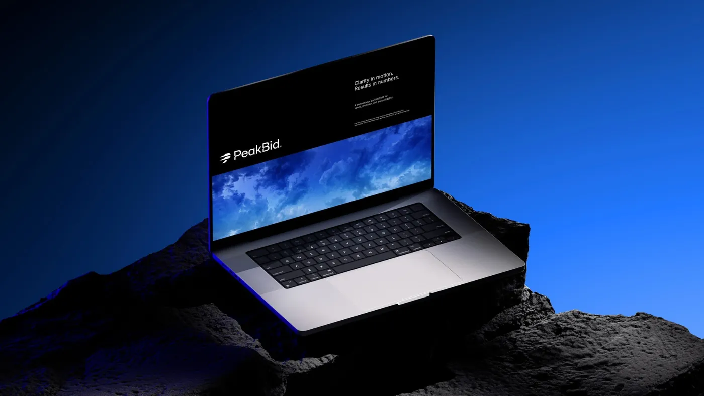 PeakBid website