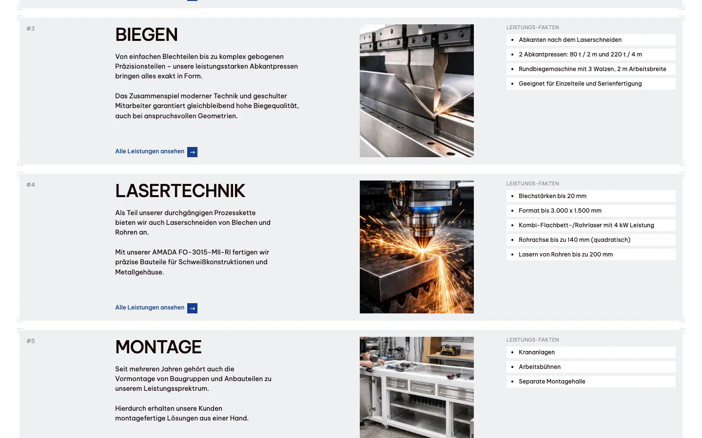 Heigl Blaubeuren website, section 2