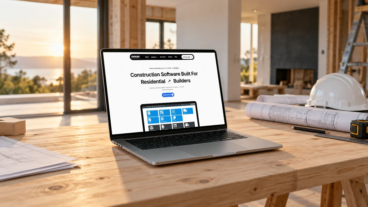 Evolve Construction website